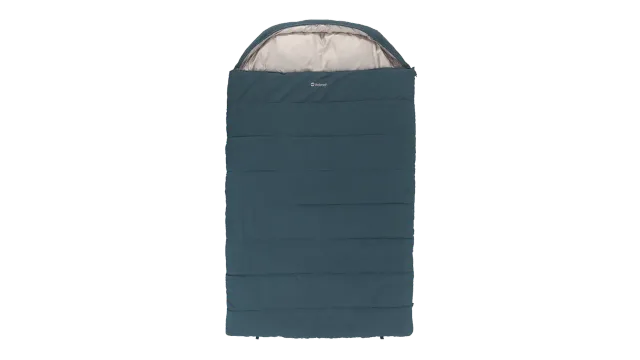 Outwell Campion Lux Double | Sleeping Bag | 225 x 140 cm | 16 to 5 °C | 2 way open - auto lock, L-shape