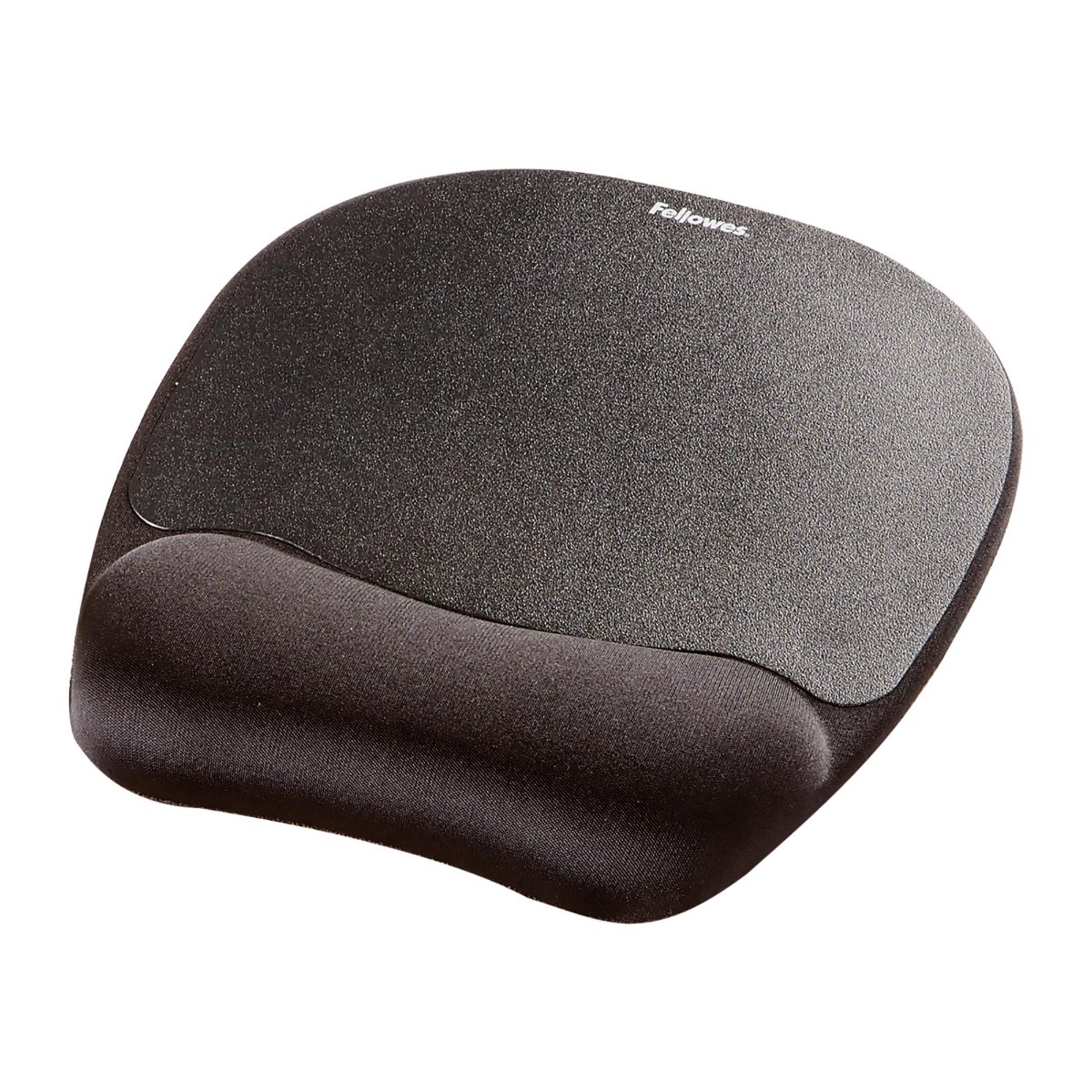 Mouse pad with wrist pillow, 202 x 235 x 25.4 mm, Black