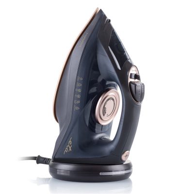 Iron, Kiara ETA127690000, Cordless Steam Iron, 2200 W, Water tank capacity 220 ml, Continuous steam 40 g/min, Steam boost performance 90 g/min, Black