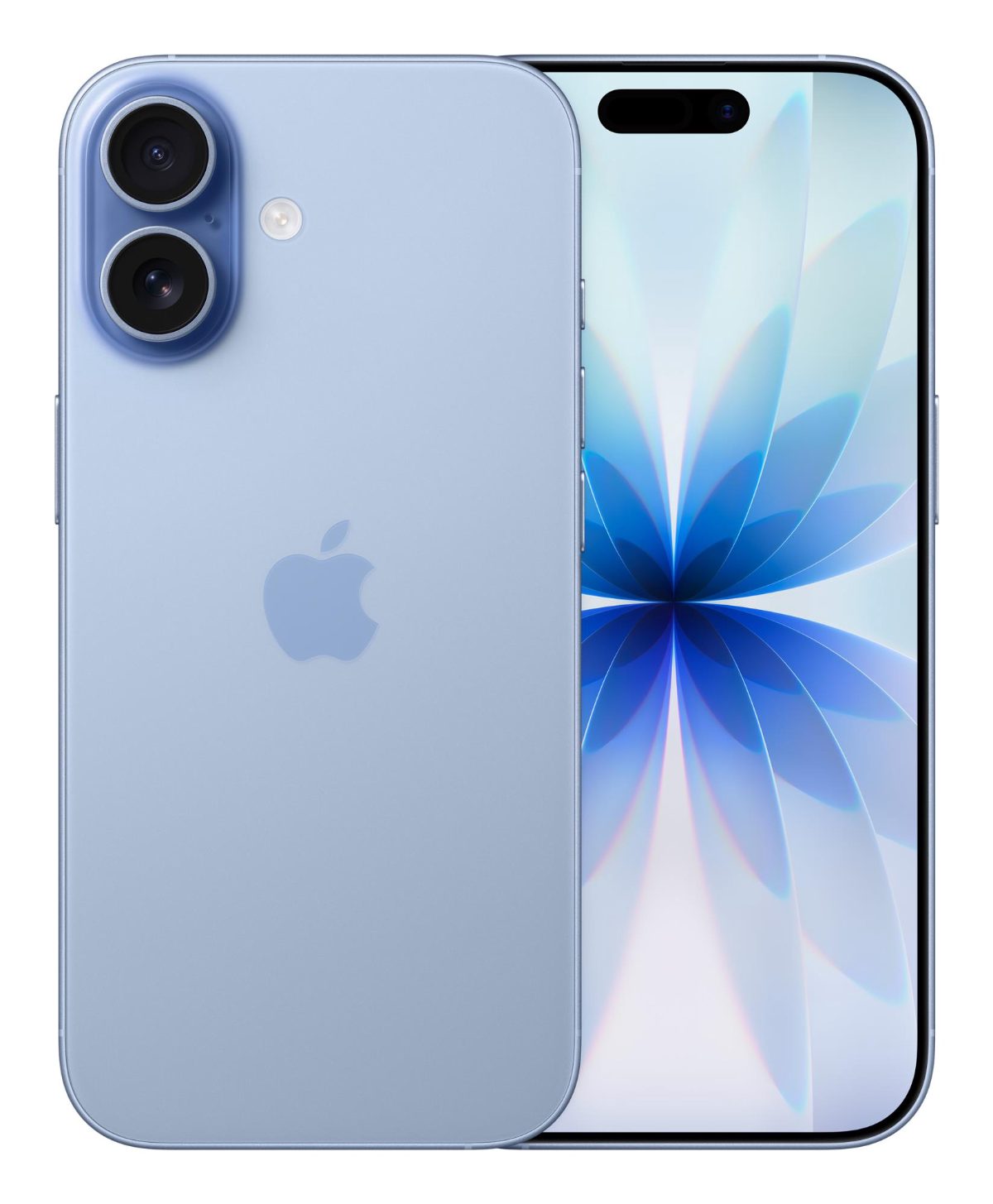 iPhone 17, Mist Blue, 6.3 ", Super Retina XDR display, 2622 x 1206 pixels, A19, Internal RAM 8 GB, 256 GB, Dual SIM, 5G, Main camera resolution 48+48 MP, Secondary camera resolution 18 MP, iOS