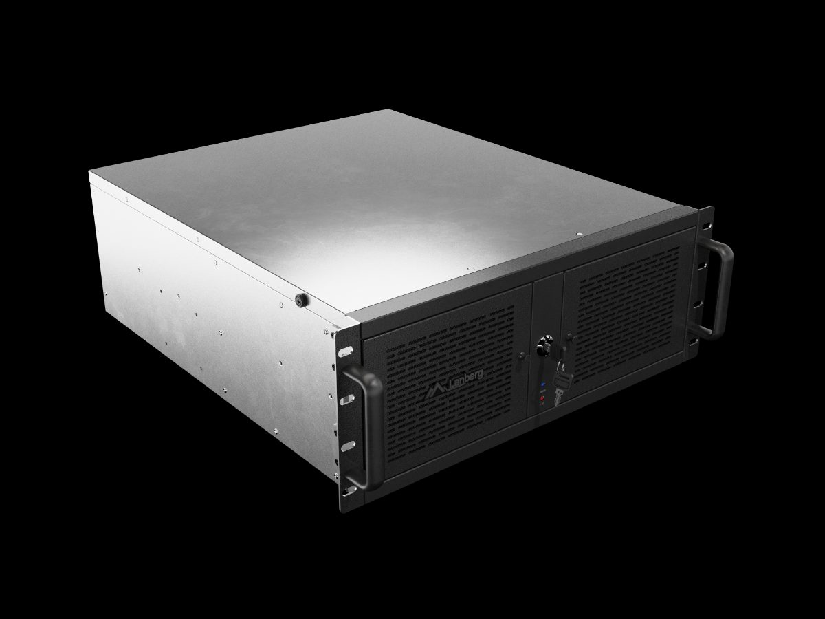 Lanberg Rackmount server chassis ATX 520/12 19"/4U, SC01-5204-12B