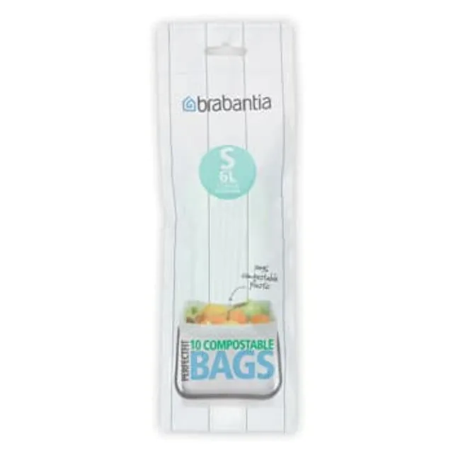 BRABANTIA atkritumu tvertņu maisiņi BIO, 6 l, (S) 10gb
