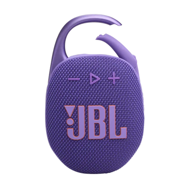 JBL ūdensizturīga portatīvā skanda ar karabīni, lillā
