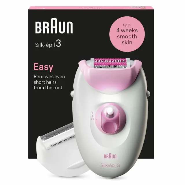 BRAUN Silk 3 epilators ar piederumiem