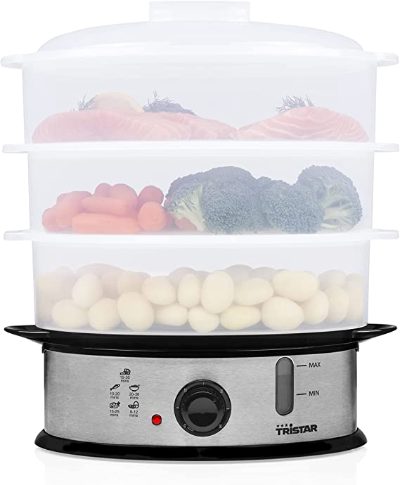 Food Steamer, VS-3914, Silver, 1200 W, Capacity 11 L, Number of baskets 3