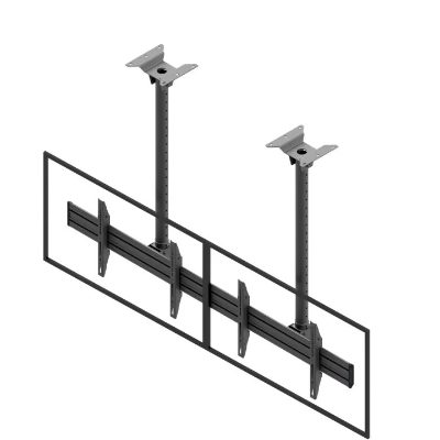 Ceiling mount, MBV2147-L, 42-49 ", Maximum weight (capacity) 140 kg, Black