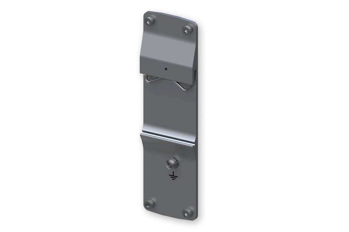Teltonika Rear DIN Rail Panel, 115 x 32.2 x 5.8 mm, Aluminium, PR5MEC24