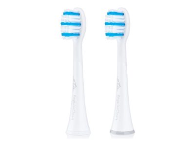 Toothbrush replacement, RegularClean ETA070790200, Heads, For adults, Number of brush heads included 2, Number of teeth brushing modes Does not apply, White