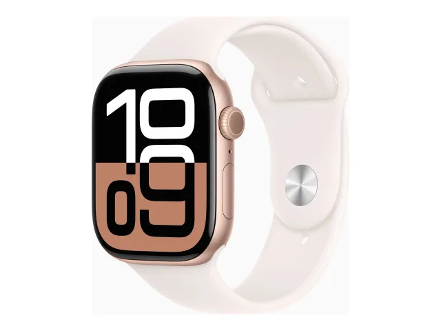 Apple Watch Series 10 | Smart watch | GPS (satellite) | Always-On Retina | Waterproof | Rose Gold