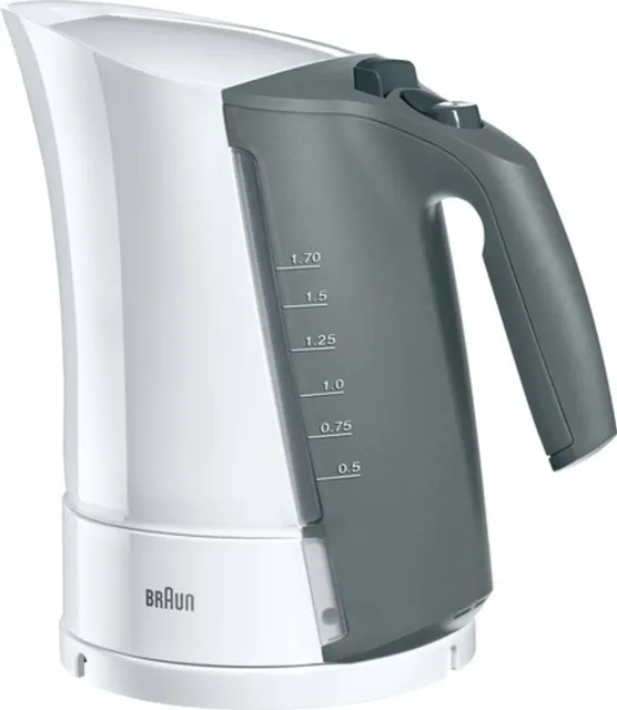 Braun | Kettle | WK 300 | Standard | 2200 W | 1.7 L | Plastic | 360° rotational base | White