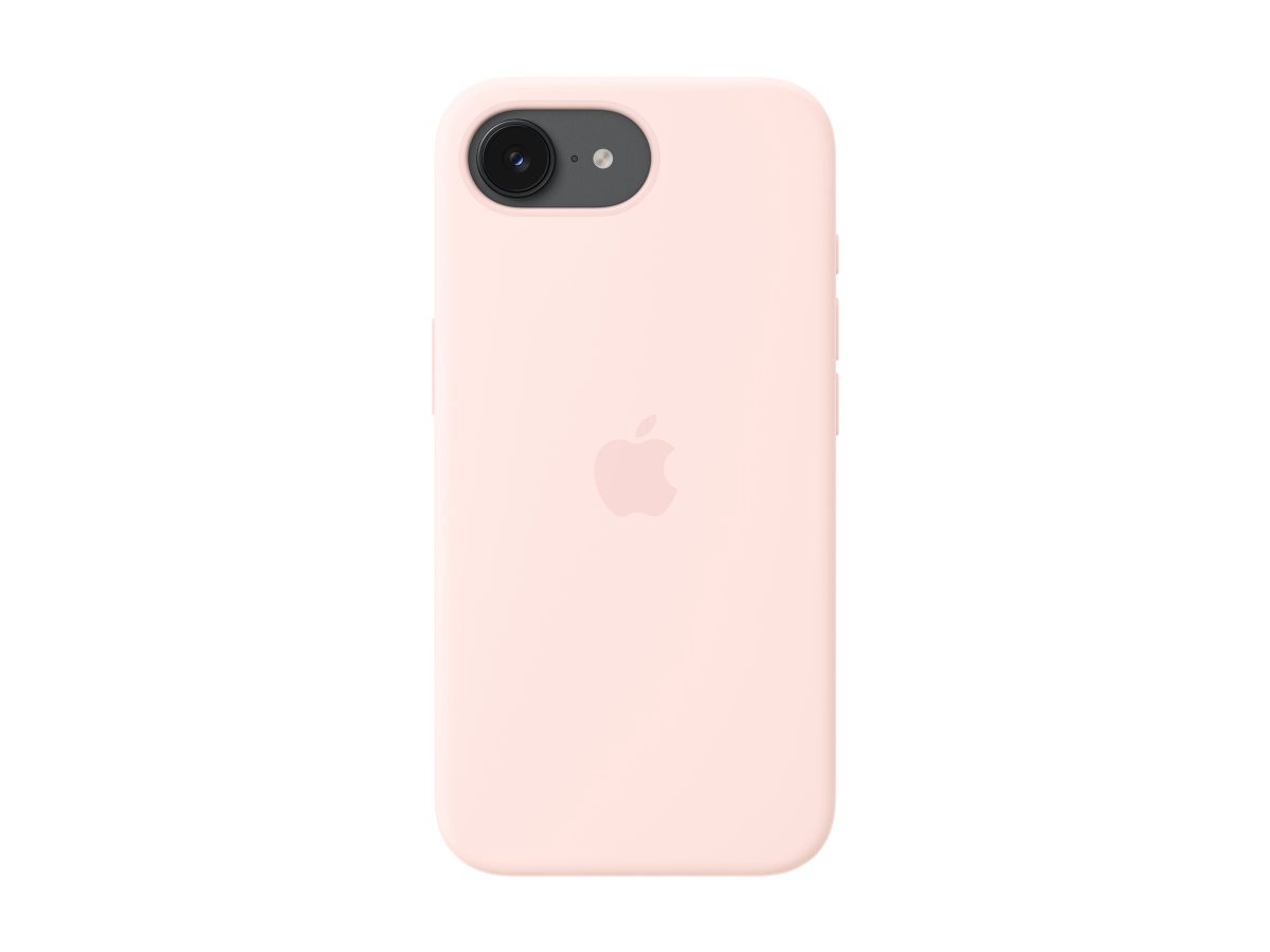 Apple iPhone 17e Silicone Case with MagSafe – Soft Pink, Apple