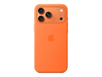 Apple iPhone 17 Pro Max Silicone Case with MagSafe – Orange, Apple