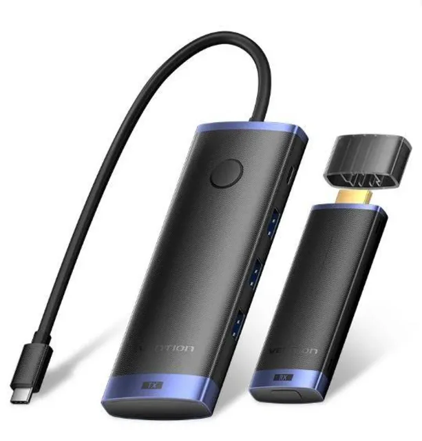NB ACC DOCKING STATION 6IN1/USB-C 0.15M TPVBB VENTION
