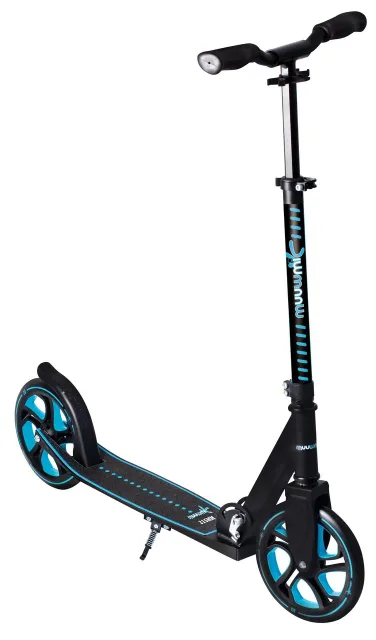 MUUWMI Aluminium Scooter PRO skrejritenis 215 mm, zils