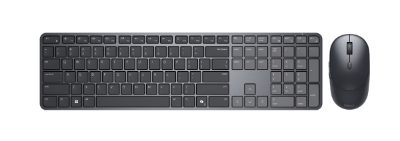 Pro 7 Slim KM726, Keyboard and Mouse Set, Wireless, Mouse included, Batteries included, Lithuanian, Wireless connection, Black