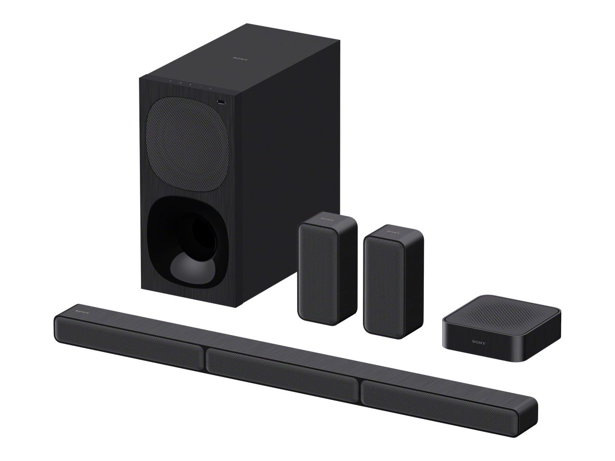 HT-S40R 5.1ch Home Cinema Soundbar with Wireless Rear Speakers, Black, No, USB port, Wi-Fi, Bluetooth, Wireless connection