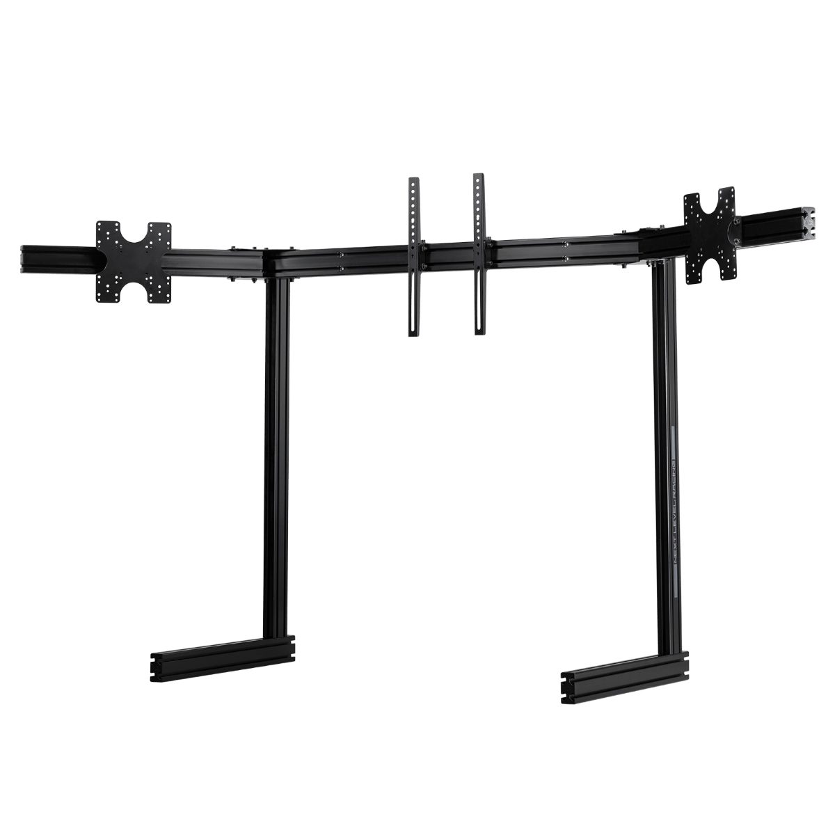 Next Level Racing Floor stand, ELITE Free Standing Triple Monitor Stand, Fully adjustable and customizable, 21-43 ", Black