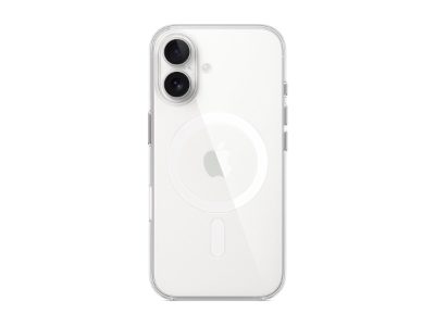 Apple Case with MagSafe, Apple, iPhone 16, Polycarbonate, Clear