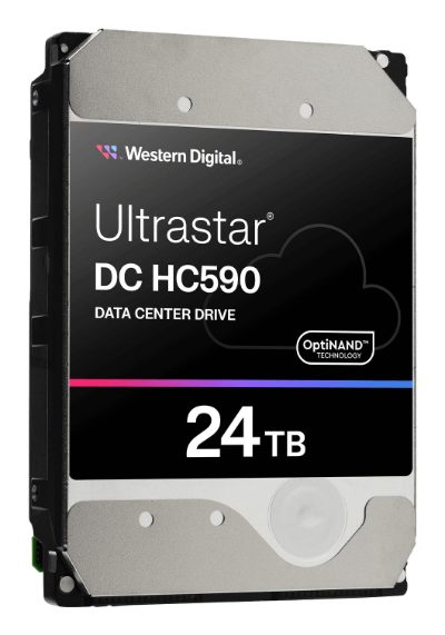 HDD, WESTERN DIGITAL, SAS, 3.5 ", 7200 RPM, 24 TB, WUH722624AL5204 0F59373, Ultrastar DC HC590, 0F59373