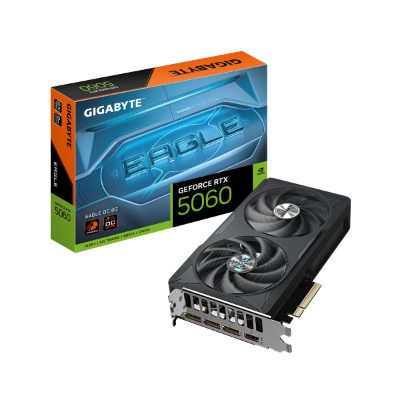 Gigabyte GeForce RTX 5060 EAGLE OC 8G, NVIDIA, 8 GB, GeForce RTX 5060, GDDR7, HDMI ports quantity 1, PCI-E 5.0