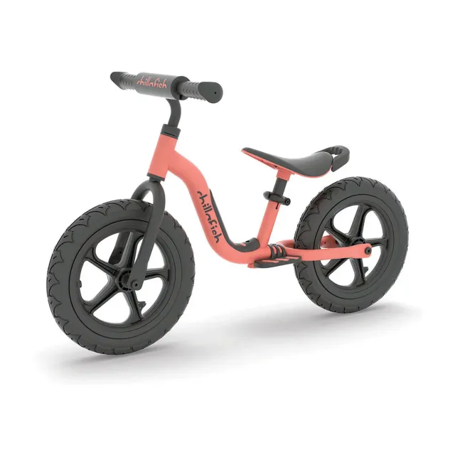 Chillafish Charlie Sport 12" līdzsvara velosipēds, flamingo, no 2 līdz 5 gadiem