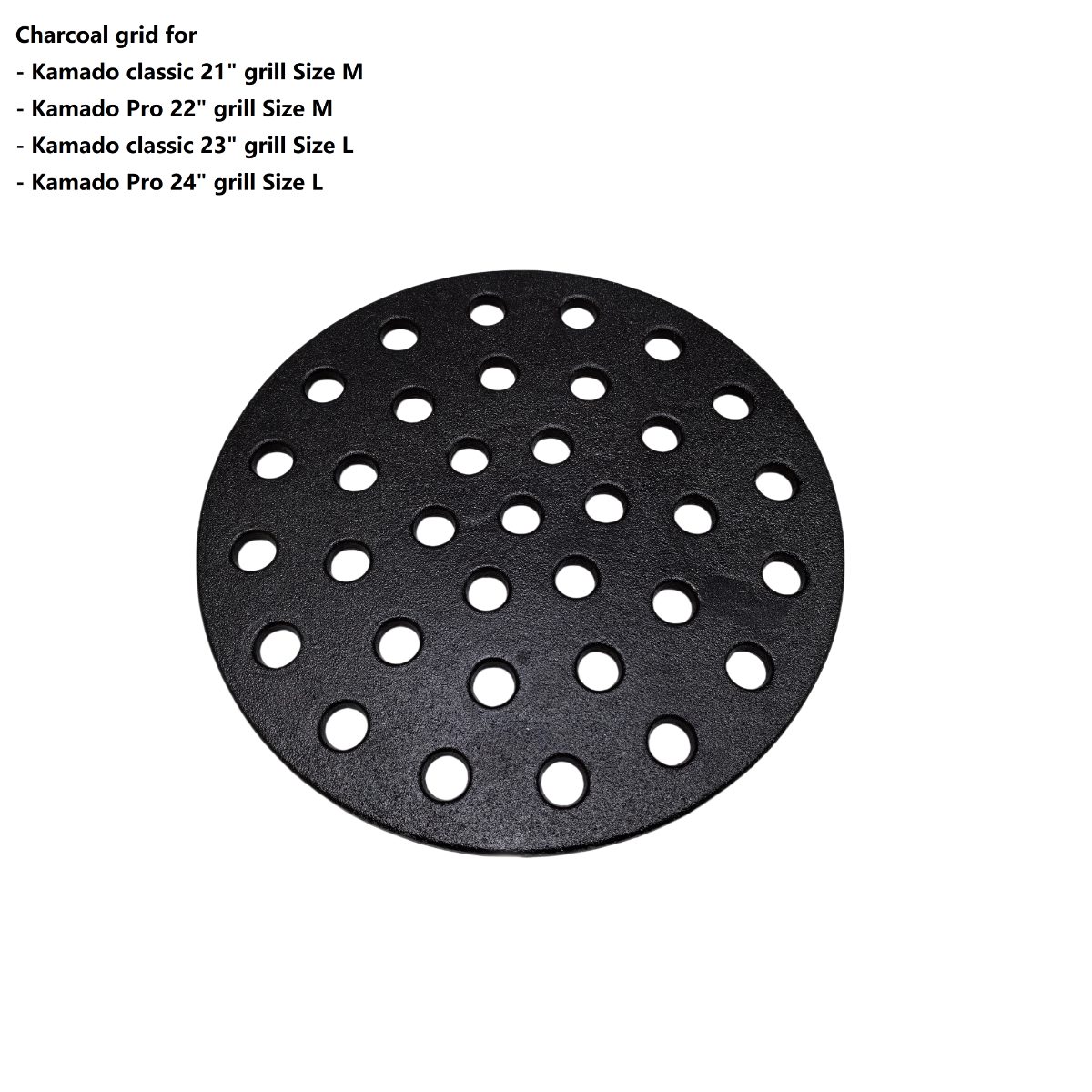 Charcoal Grid for Kamado 21/22/23/24"