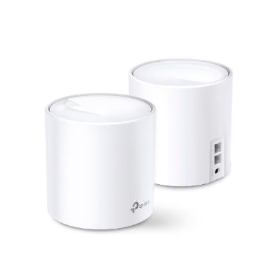 AX1800 Whole Home Mesh Wi-Fi 6 System, Deco X20 (2-pack), 802.11ax, 1201+574 Mbit/s, 10/100/1000 Mbit/s, Ethernet LAN (RJ-45) ports 2, Mesh Support Yes, MU-MiMO Yes, No mobile broadband, Antenna type 4xInternal per Deco uni
