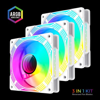 Gamemax Case Fan, KF300R WH, White