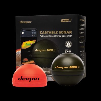 Deeper Smart Sonar Chirp+3, Sonar, Wi-Fi, Brown Green