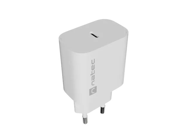 Natec Ribera USB Charger 1X USB-C 20W, White