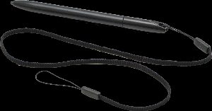 Spare Stylus and Tether for Capacitive Touch, Black