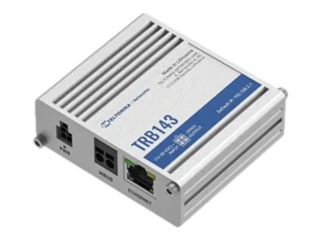 Teltonika | LTE Cat 4 M-Bus | TRB143 | 10/100/1000 Mbit/s | Ethernet LAN (RJ-45) ports 1 | Mesh Support No | MU-MiMO No | 4G