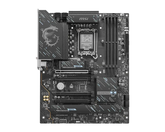 MSI Z890 GAMING WIFI | Processor family Intel | Processor socket LGA1851 | DDR5 | Supported hard disk drive interfaces M.2, SATA | Number of SATA connectors 4