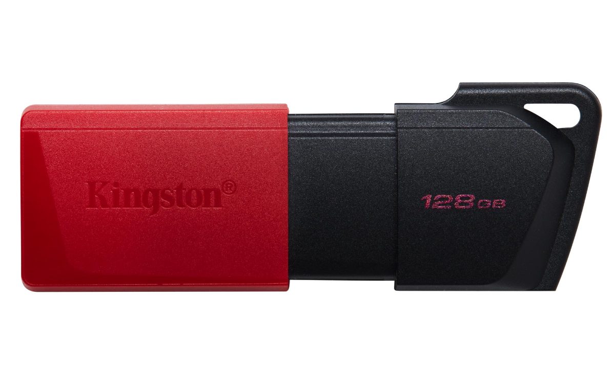 USB Flash Drive, DataTraveler Exodia, 128 GB, USB Type-A, Black/Red