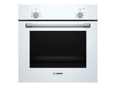 Bosch Oven, HBF010BV1S, 66 L, Electric, Manual, Control knob, Height 59.5 cm, Width 59.4 cm, White