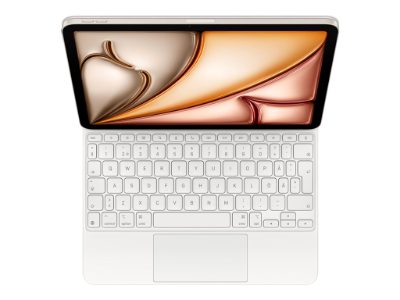 Apple Magic Keyboard for iPad Air 11-inch (M3) - Swedish - White, Apple