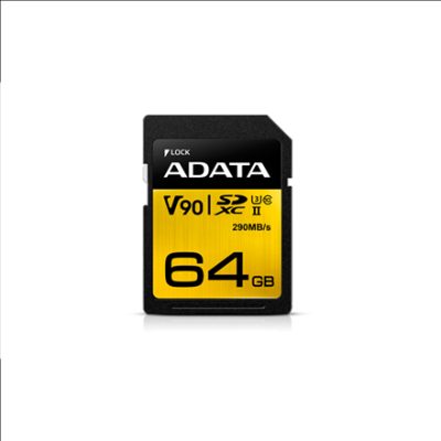 Premier ONE, UHS-II U3, 64 GB, SDXC, Flash memory class 10