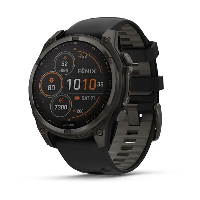 SMARTWATCH FENIX 8 SAPP. SOLAR/BLACK/GRAY 010-02906-11 GARMIN