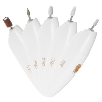 5in1 Electric Nail Drill, AD 2179, White