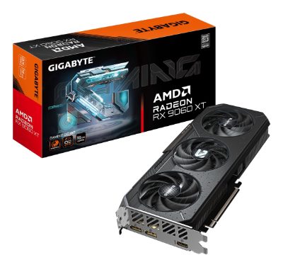 Gigabyte Radeon RX 9060 XT GAMING OC 16G, AMD, 16 GB, Radeon RX 9060 XT, GDDR6, HDMI ports quantity 1, PCI-E 5.0