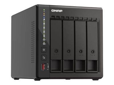 4-Bay desktop NAS, TS-453E-8G, Up to 4 HDD/SSD Hot-Swap, Intel Celeron, J6412 Quad-Core, Processor frequency 2.6 GHz, 8 GB