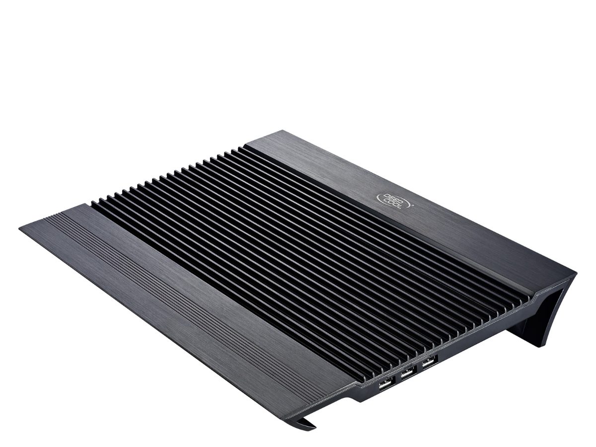 N8 black, Notebook cooler up to 17", 380X278X55mm mm, 1244g g