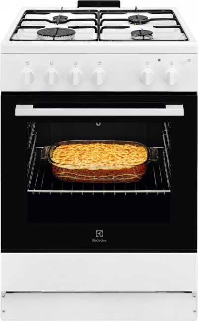 Electrolux gāzes plīts ar gāzes cepeškrāsni, 60cm
