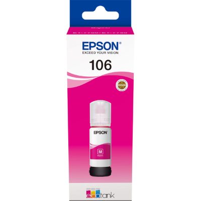 Epson Ecotank, 106, Ink Bottle, Magenta