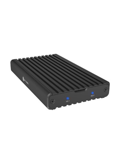 Raidsonic IB-2817M-C32, Enclosure for 2x NVMe SSD with USB 3.2 Gen 2x2 Type-C connection