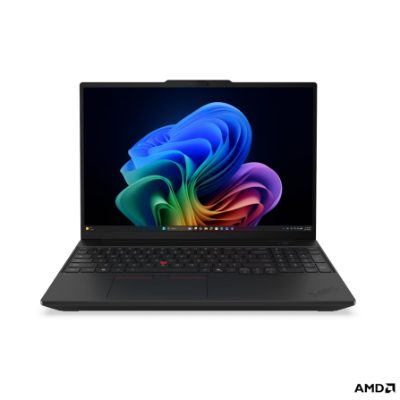 Lenovo ThinkPad T16 G5 AMD, Black, 16 ", IPS, WUXGA, 1920 x 1200 pixels, Anti-glare, AMD Ryzen 5 PRO, 215, 16 GB, SODIMM DDR5, Solid-state drive capacity 512 GB, AMD Radeon 740M Graphics, Windows 11 Pro, 802.11be, Bluetooth version 5.4, Keyboard language English, Keyboard backlit, Warranty 36 month(s), Battery warranty 12 month(s)