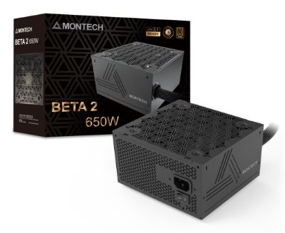 Power Supply, MONTECH, BETA 2, ATX, PC, 100 - 240 V, 650 W, BETA2650W