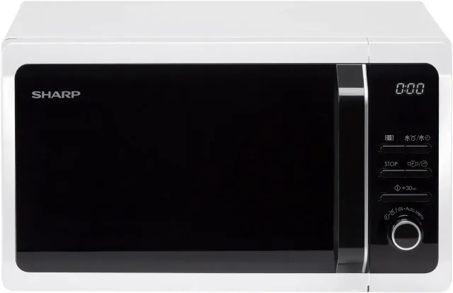 SHARP mikroviļņu krāsns, 20l, 800W balta