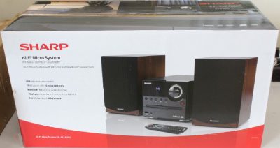 Sharp XL-B512(BR) Hi-Fi Micro System, CD/FM/USB/Bluetooth v5.0, 45W, Brown, Sharp Hi-Fi Micro System, XL-B512(BR), Brown, USB port
