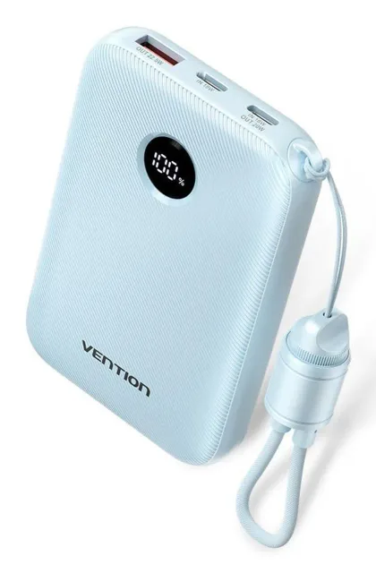 POWER BANK USB 10000MAH 22.5W/BLUE FKAL0-C VENTION